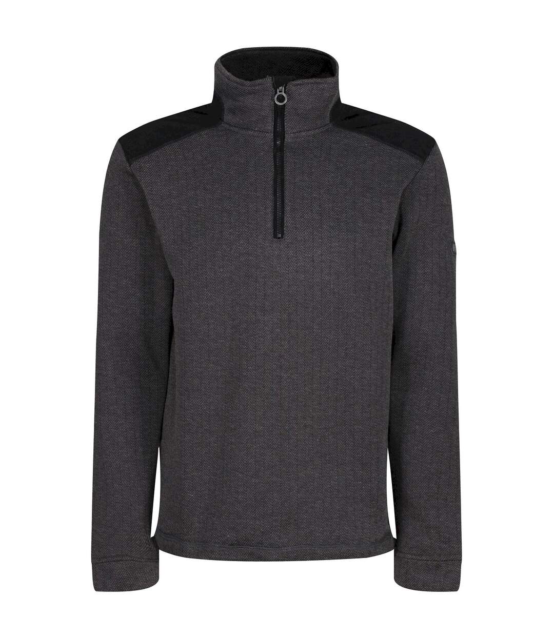 Regatta Mens Holbeck Half Zip Fleece Top (polaire) (Noir) - UTRG7193-1