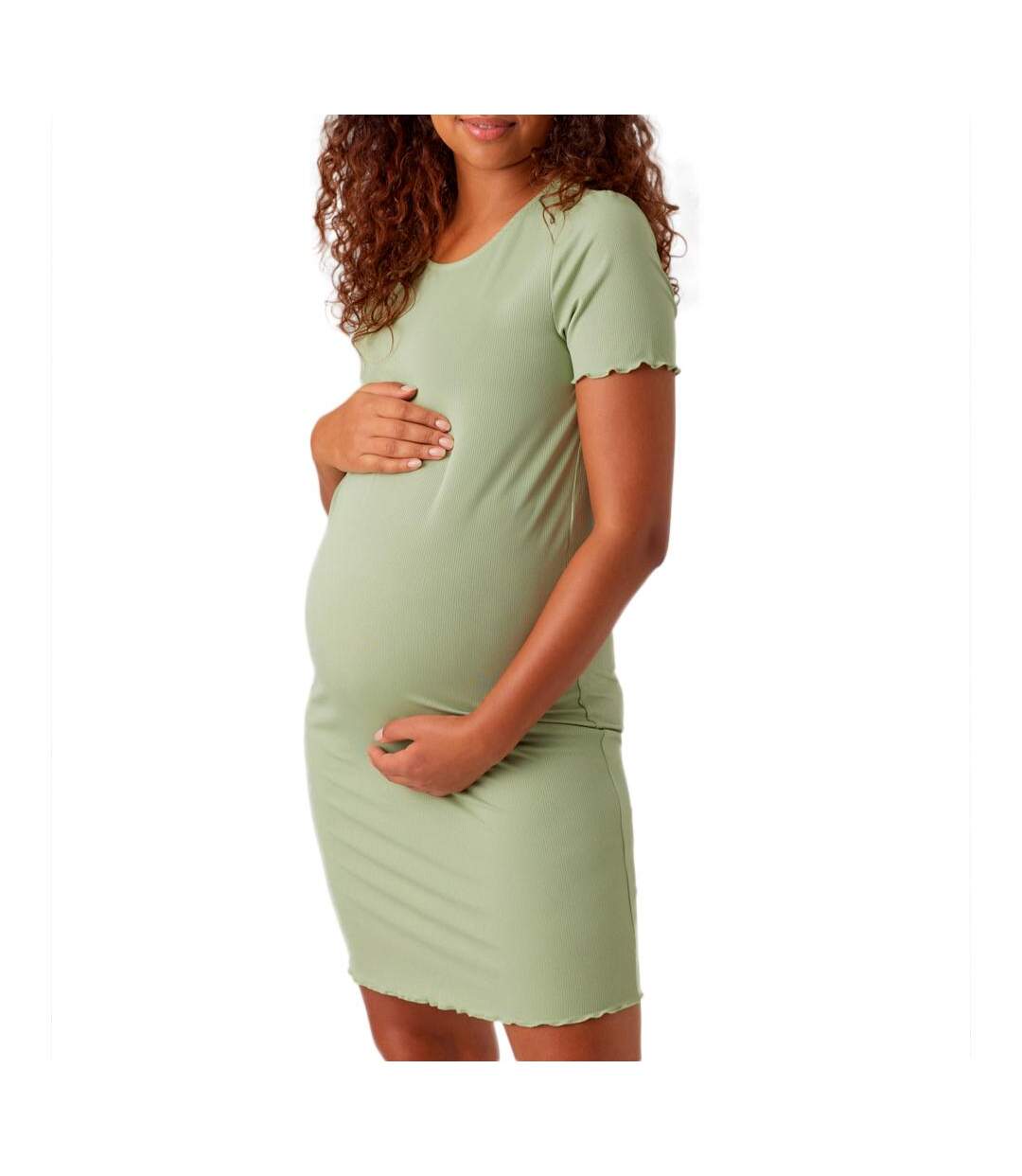 Lot x2 Robe de Grossesse Verte Femme Vero Moda Maternity Jill2 - L