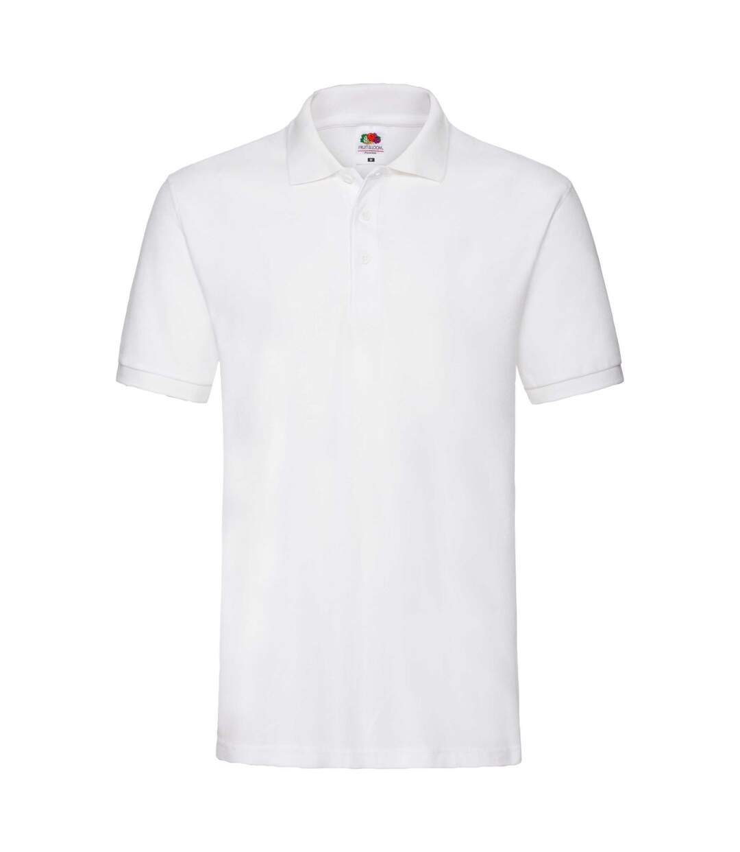 Polo premium femme blanc Fruit of the Loom-1