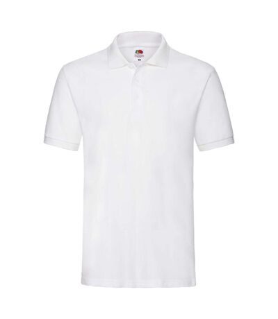 Polo premium femme blanc Fruit of the Loom