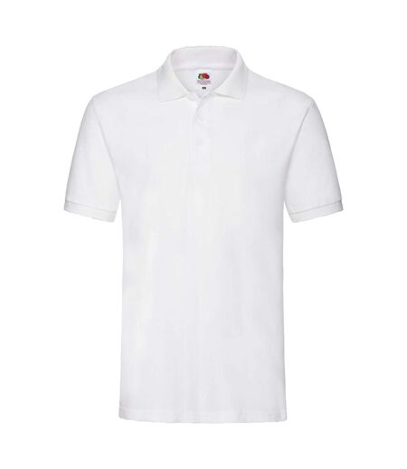 Polo premium femme blanc Fruit of the Loom