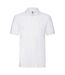 Polo premium femme blanc Fruit of the Loom-1