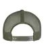 Casquette Trucker Motif/style Rétro Adulte Vert Kaki Foncé Blanc Olive Flexfit-2
