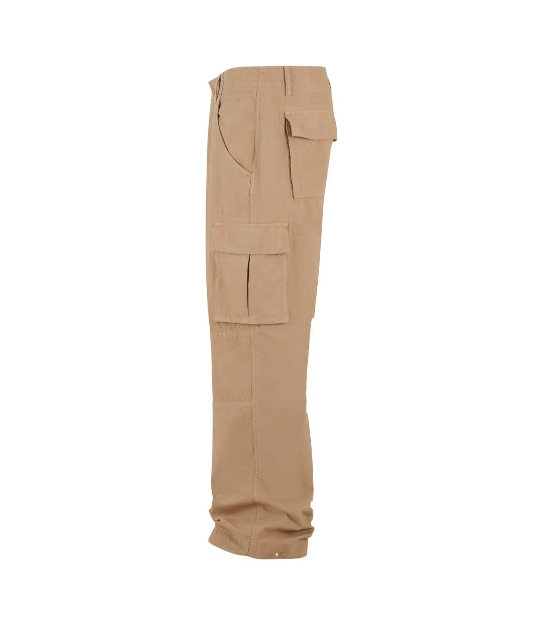 Pantalon À Poches Classic Homme Beige Build Your Brand-4