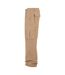 Pantalon À Poches Classic Homme Beige Build Your Brand-4
