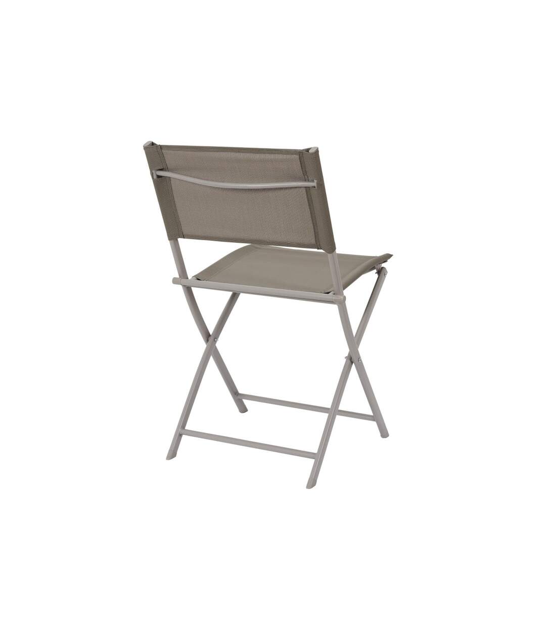 Lot de 4 Chaises de Jardin Elba 80cm Beige-5