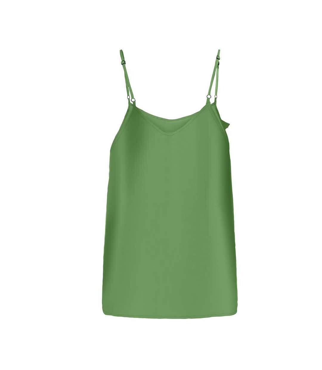 Débardeur vert femme only selina-3