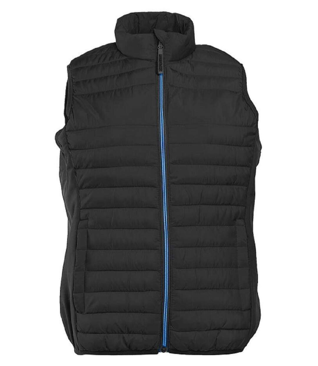 Bodywarmer bi-matière - Femme - Pen Duick - PK317 - noir et bleu roi