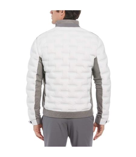 Mens Mock Neck Regular Performance Jacket Grey Heather Original Penguin