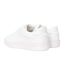 Mens kremes leather-look pu trainers white Duck and Cover-2
