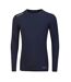 Haut Thermique Manches Longues Motif/style Central Homme Bleu Marine Sondico-1
