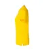 Womens/ladies Plain Polo Shirt Lemon Clique-3