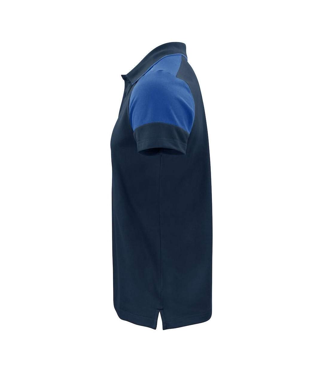 Polo Prime Homme Bleu Cobalt Bleu Marine Printer-3