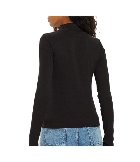 T-shirt noir femme tommy hilfiger tjw essential mock