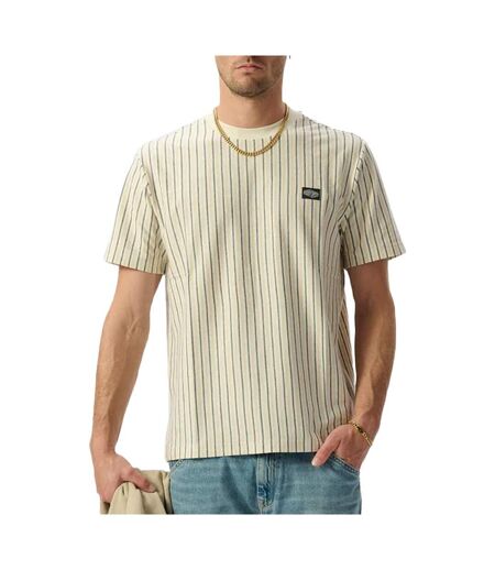 T-shirt beige/marine homme teddy smith jedo - l