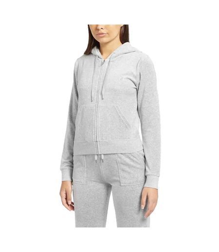 Veste à capuche femme argenté Juicy Couture