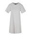 Robe T-shirt Femme Gris Pâle Build Your Brand-1