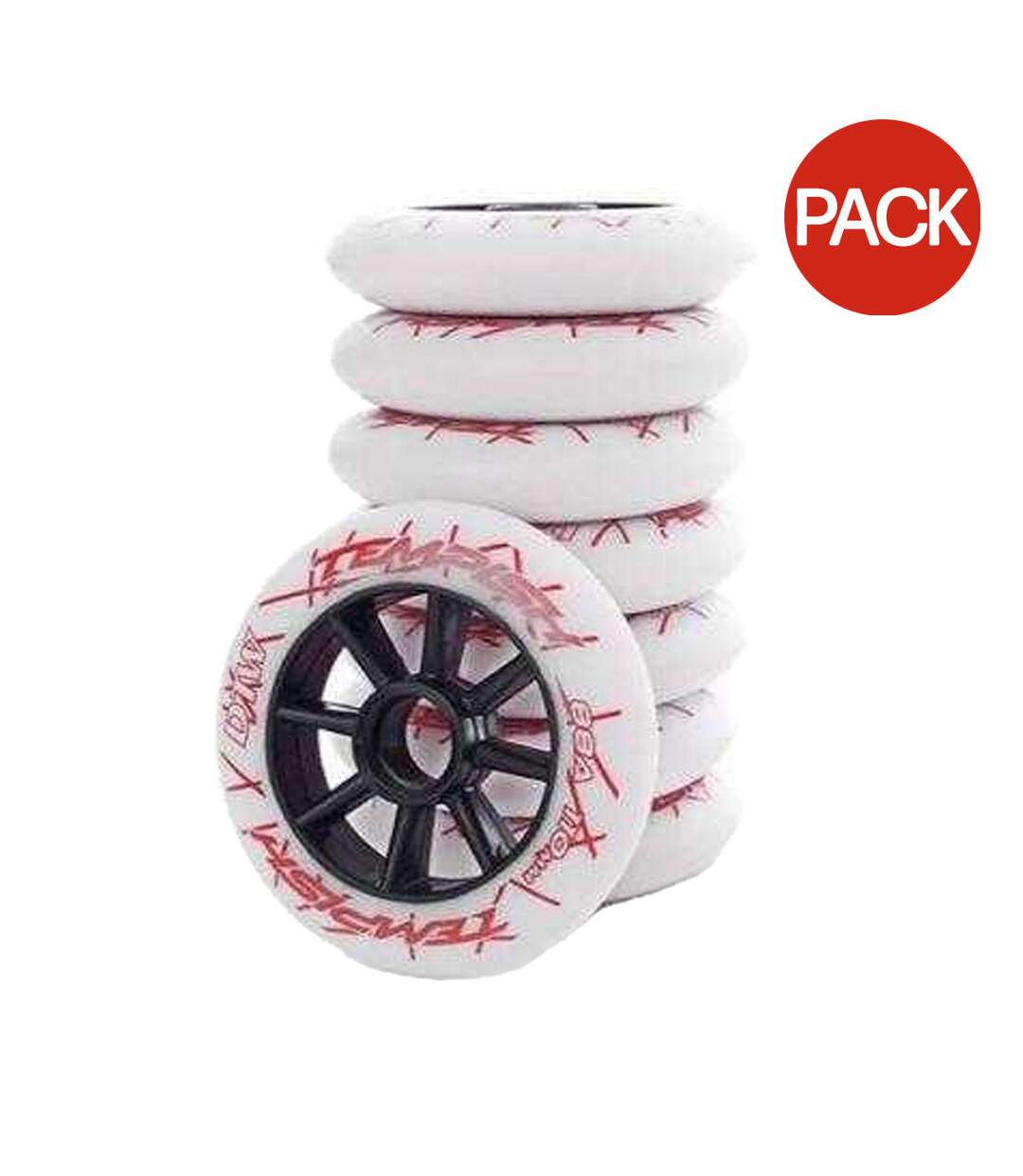 Roues De Patins À Roulettes 125 Mm Blanc Tempish-1