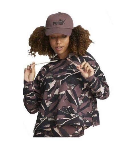 Sweat À Capuche Sports Style Imprimé Intégral Modern Femme Prune Puma