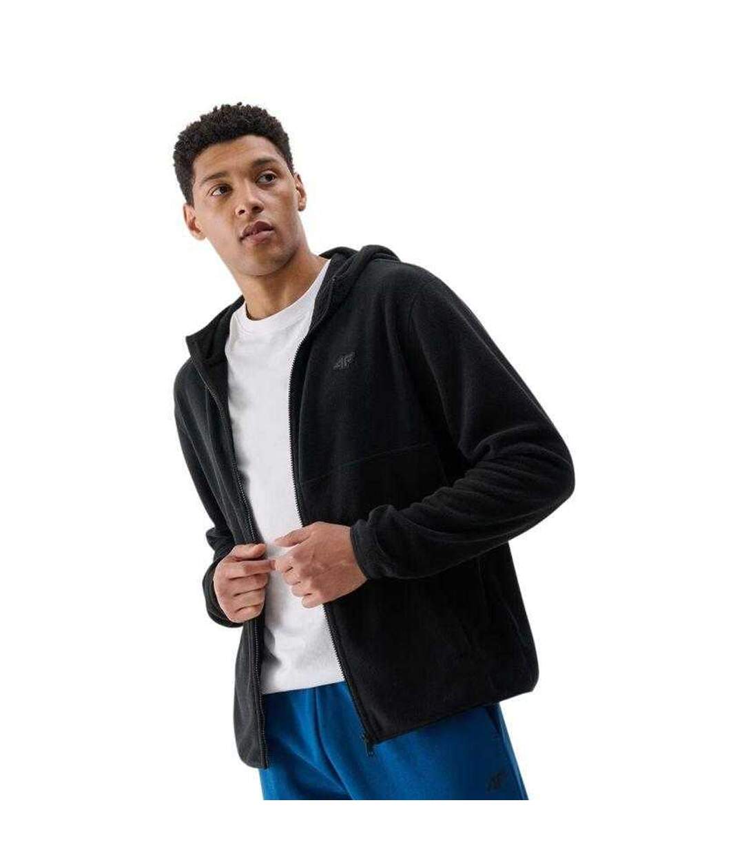 Veste À Capuche M317 Homme Noir 4F-4