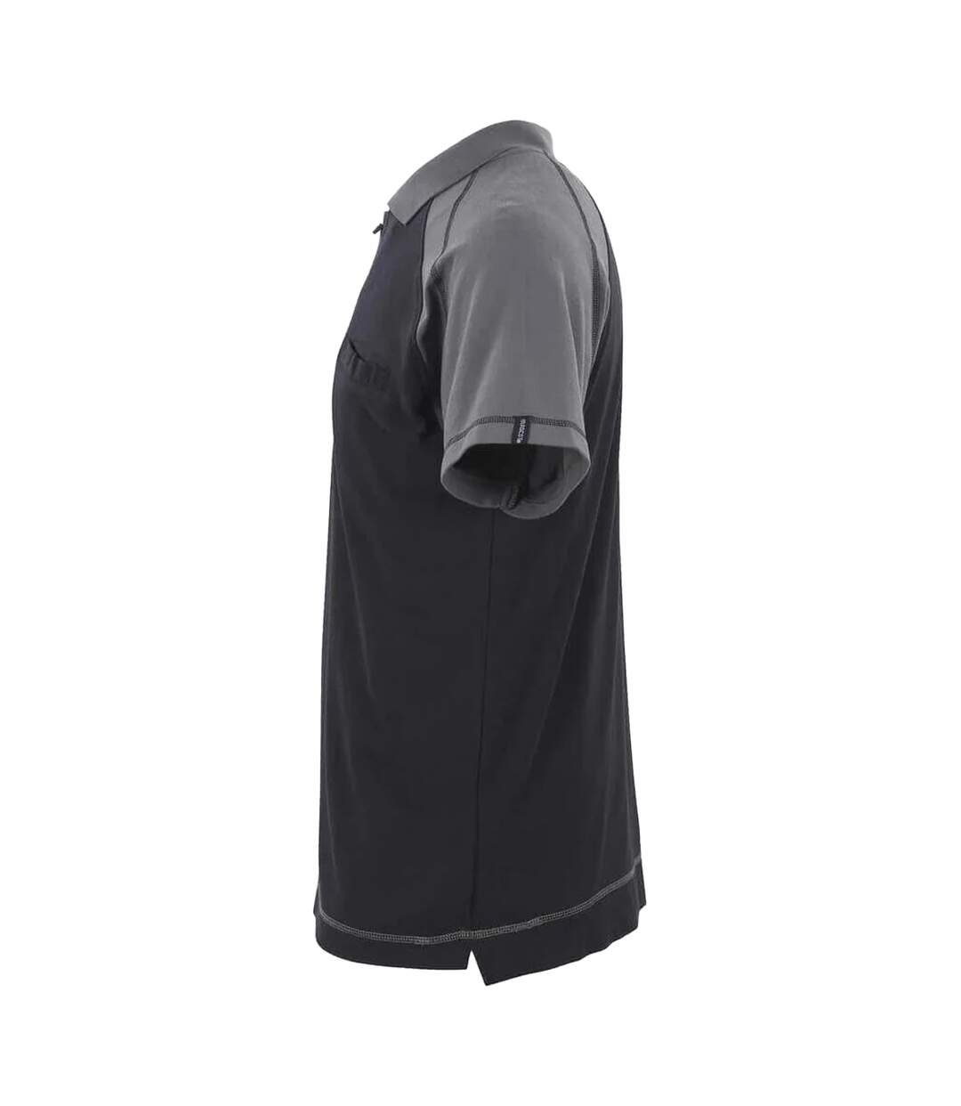 Polo Image Bianco Homme Noir Anthracite Mascot-2