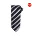 Lot De 2  Cravate Rayée Et Gaufrée Homme Taille Unique Noir Gris Foncé Premier-1