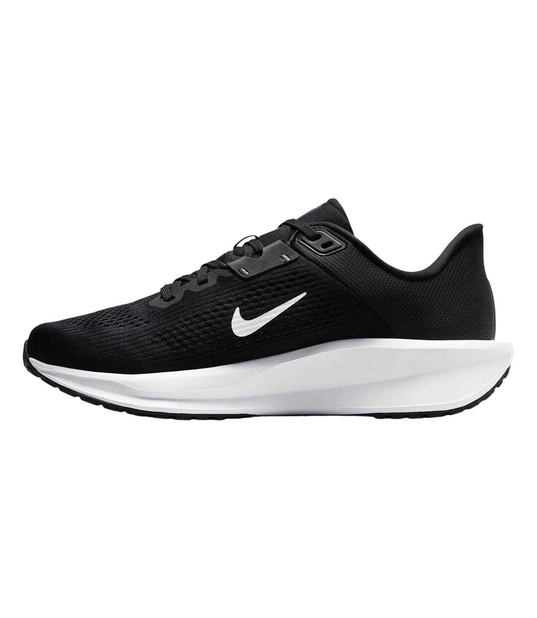 Womens/ladies Quest 6 Running Shoes Black White Nike-3