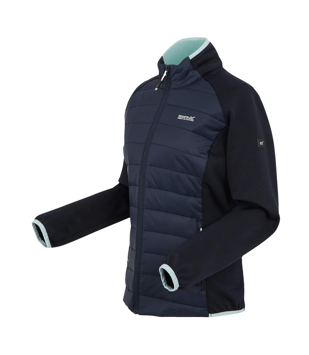 Womens/ladies clumber v hybrid jacket navy/icy morn Regatta-3