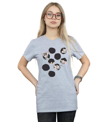Disney - T-shirt DUMBO PEEKABOO - Femme (Gris chiné) - UTBI16970
