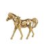 Statuette Cheval Ajouré Hollywood 57cm Doré-4