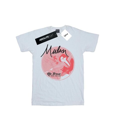 Disney - T-shirt MULAN BE TRUE - Femme (Blanc) - UTBI17387