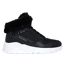 Childrens/kids Unolite High Top Trainers Black Rose Gold Skechers-1