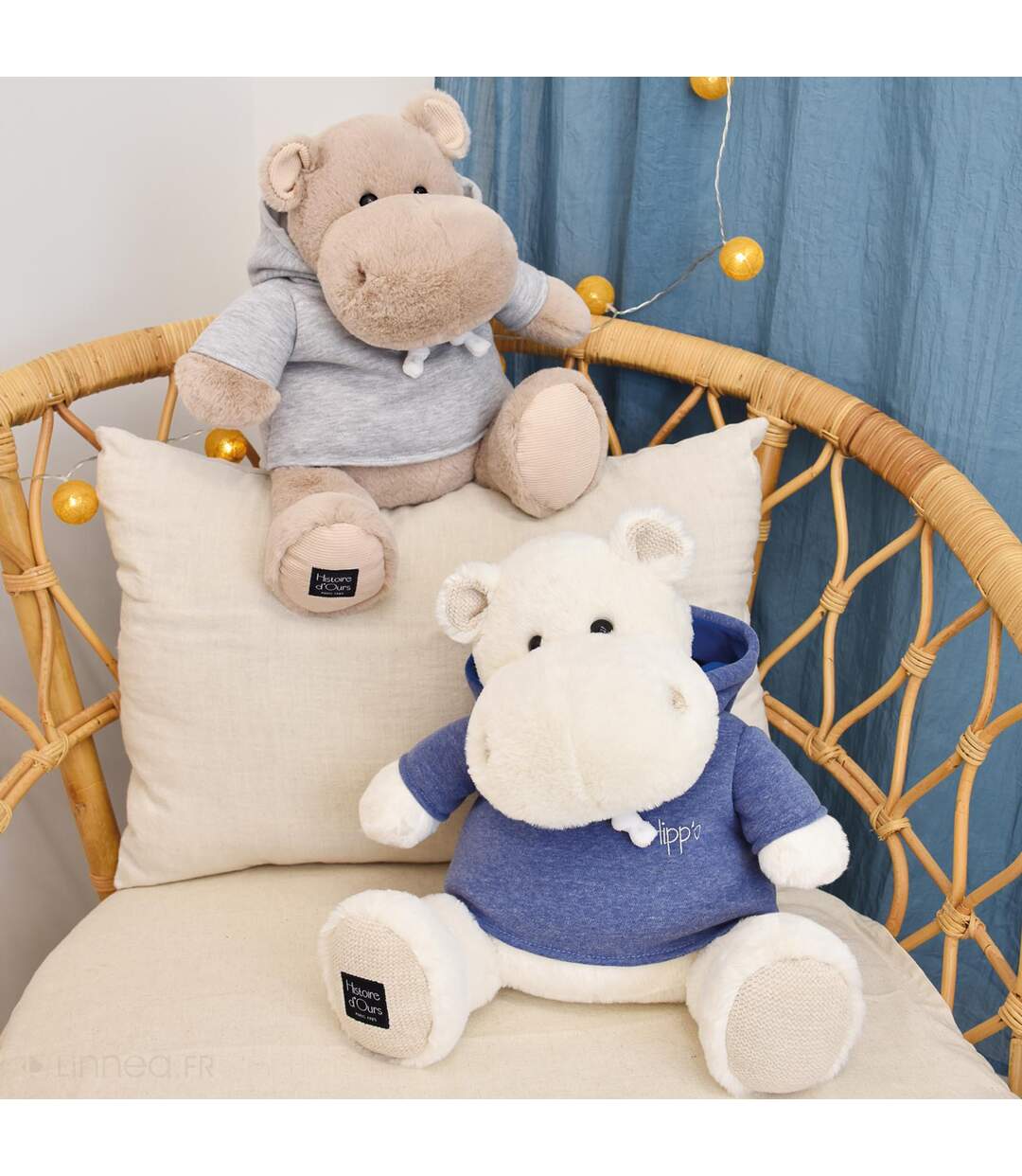 Peluche hippopotame polyester collection HIPPO COOL-3