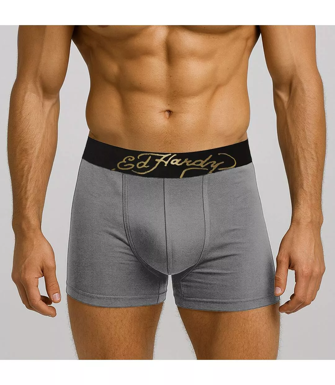Ed Hardy - Lot de 5 Caleçons Homme Coton Respirant Confort - Collection Carno-5