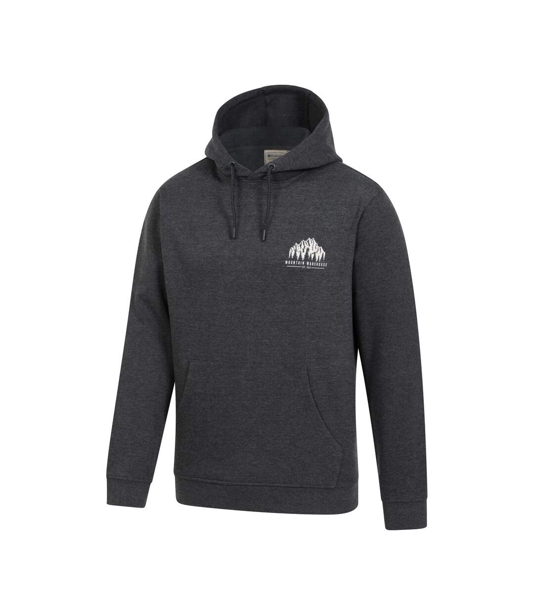 Sweat à capuche avec cordons adventure homme charbon Mountain Warehouse