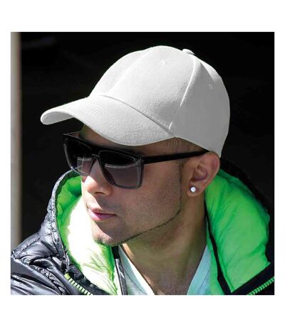 Result Unisex Core Memphis 6 Panel Baseball Cap (White) - UTBC3044