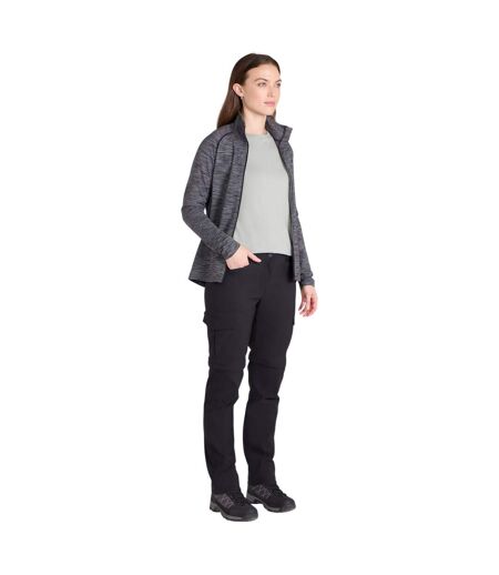 Womens/ladies Conniston Zip-off Trousers Black Mountain Warehouse