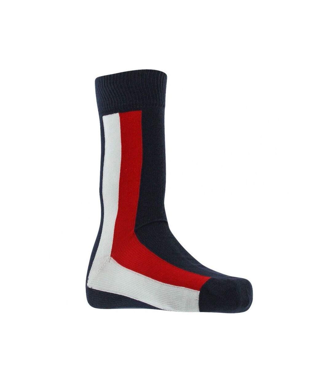 TOMMY HILFIGER Chaussettes Homme Coton GLOBAL Bleu Blanc Rouge-1