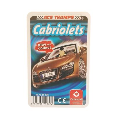 Ace Trumps Cabriolets Playing Card Deck (Multicolored) (One Size) - UTSG35283