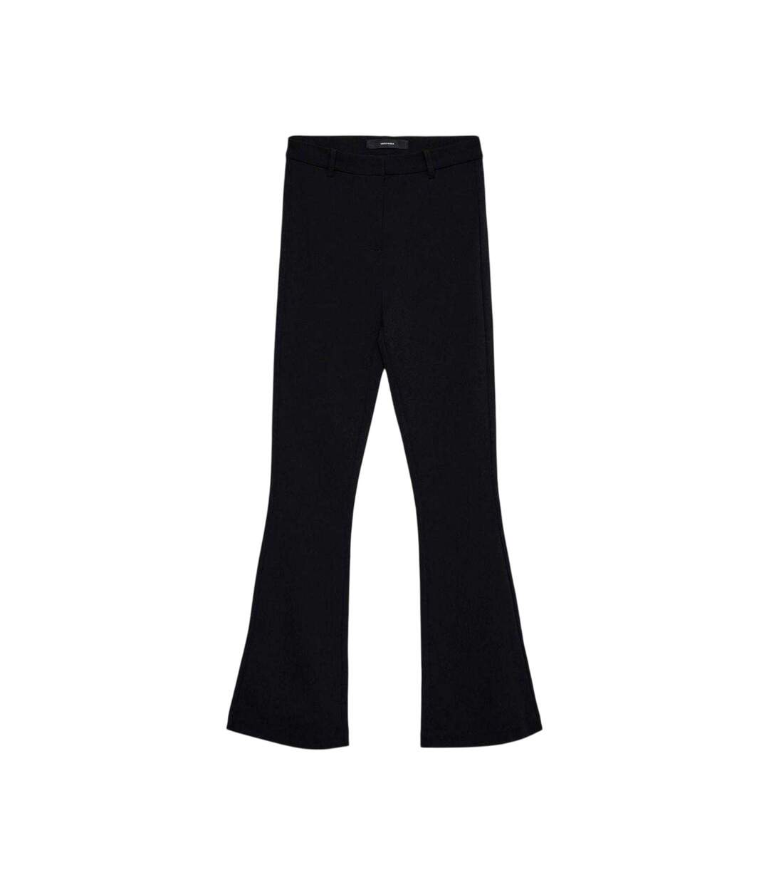 Womens/ladies Flared Trousers Black Vero Moda-2
