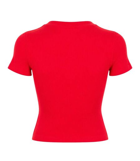 Haut Court Sport Essential Femme Rouge Vif Levis