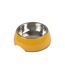 Gamelle pour Chien & Chat Bol Inox 14cm Moutarde-1