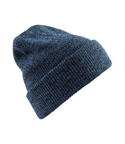 Heritage ladies/womens premium plain winter beanie antique petrol Beechfield