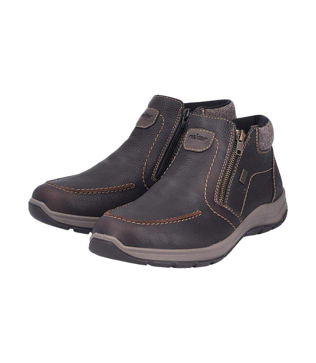 Basket Montante Cuir Rieker Menka-3
