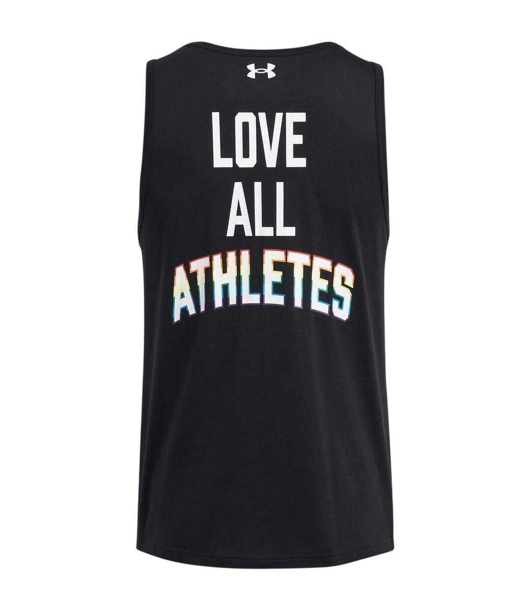 Mens Love All Athletes Pride Tank Top Black Under Armour-3