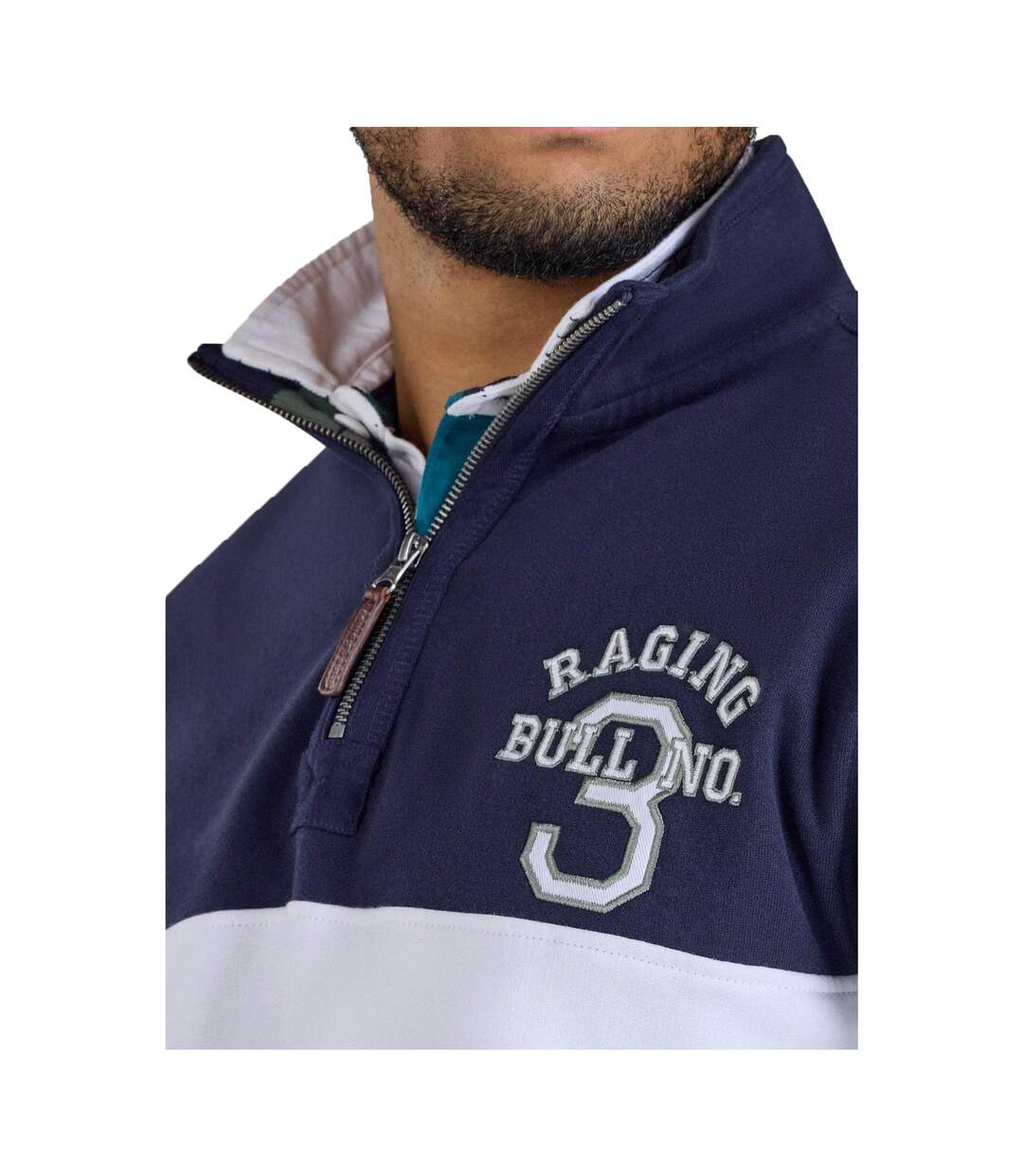 Sweat Homme Bleu Marine Raging Bull-4