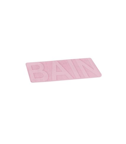 Tapis de Bain Microfibre Relief 45x75cm Rose