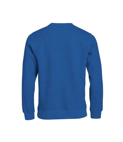 Clique Unisex Adult Classic Melange Round Neck Sweatshirt (Blue Melange)
