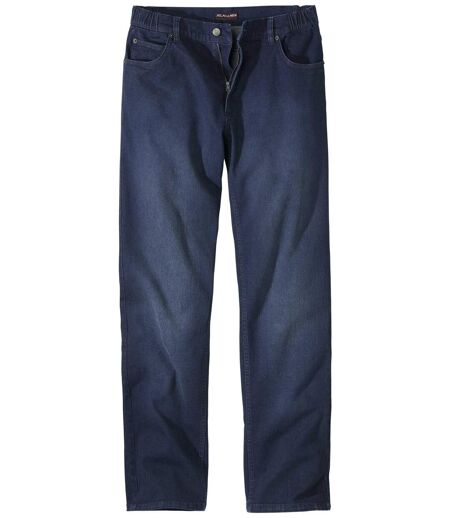 Men's Blue Regular Stretch Jeans