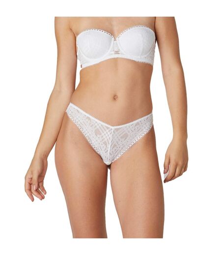Tanga brésilien blanc Flamenco